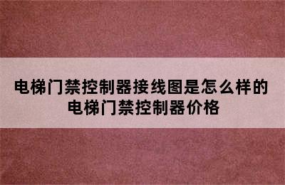 电梯门禁控制器接线图是怎么样的 电梯门禁控制器价格